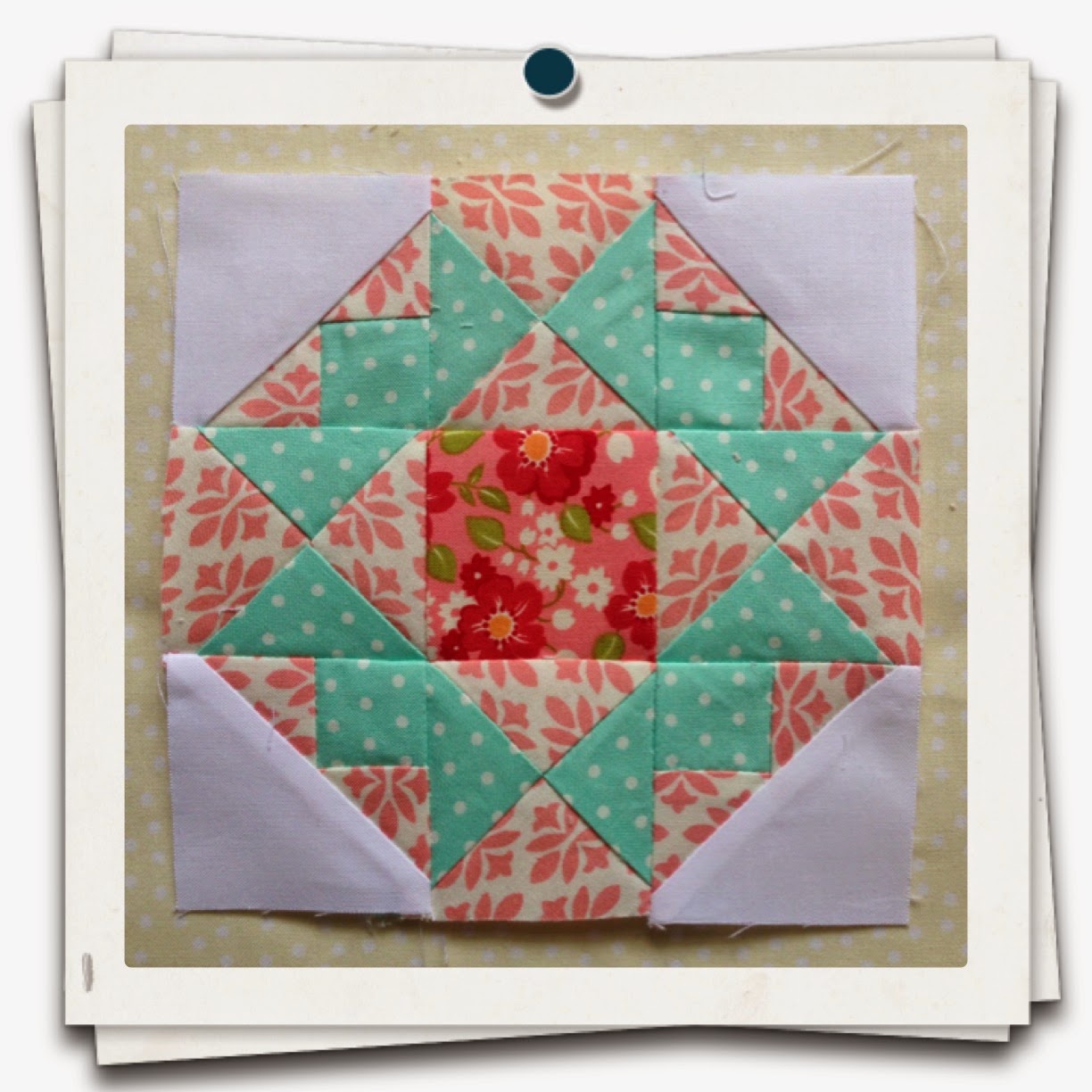 Chatelaine- Free BOW Sampler Quilt Block 12 - Threadbare Creations