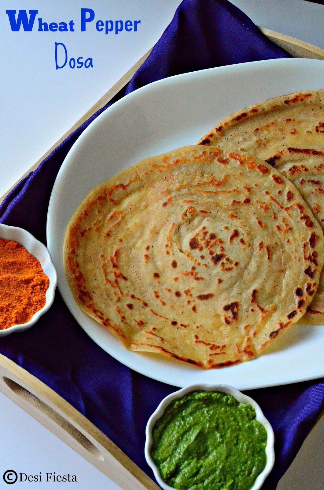 Desi Fiesta Wheat Pepper Dosa Godhumai Milagu Dosa ( Instant Version)