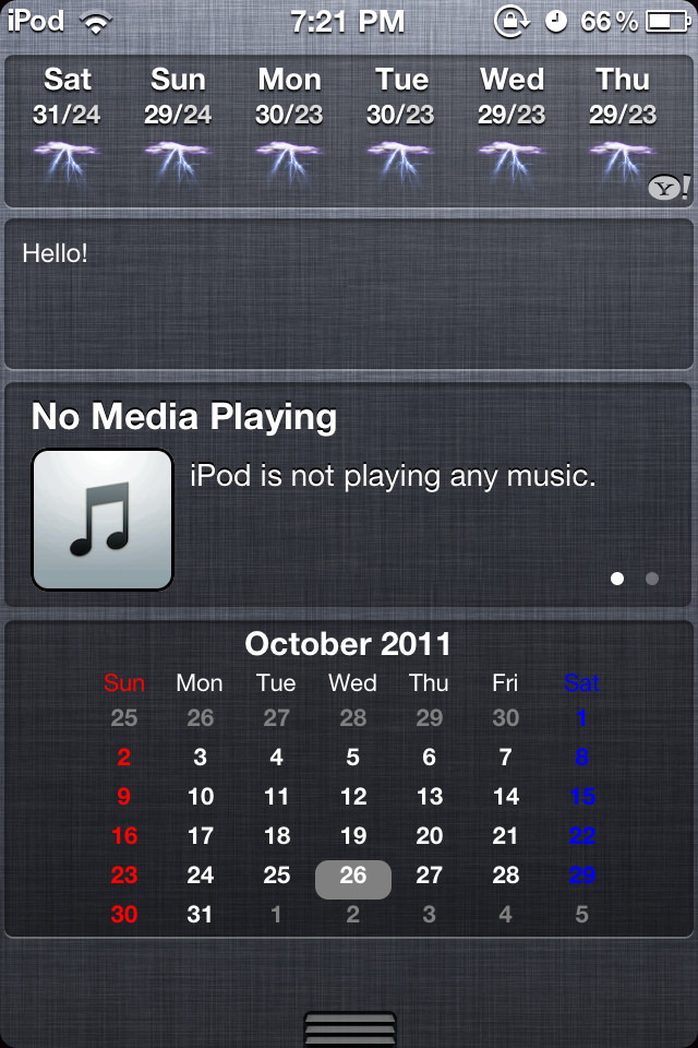 How to Get Calendar Widget for Your Notification Center (iPhone, iPod