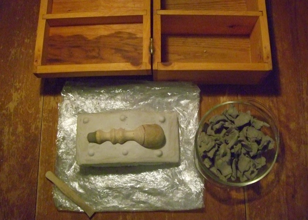 Rebecca Rocks Ceramics Four Piece Pipe Mold