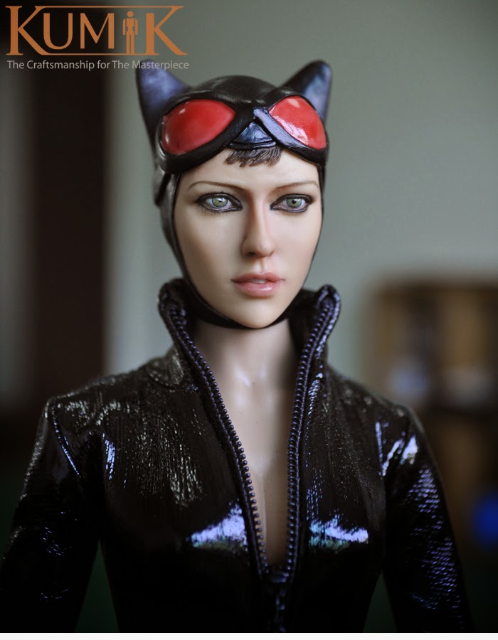KUMIK 1/6 Catwoman KMF022 Selina Kyle Batman Returns Action Figure Doll Model 