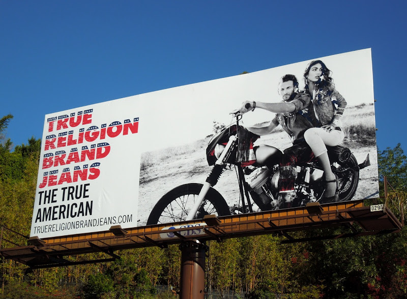 True Religion True American billboard
