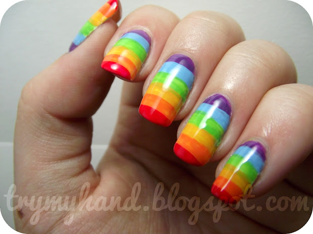 rainbows nails art makeup google