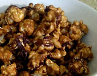 Peanut Butter Choco Caramel Popcorn