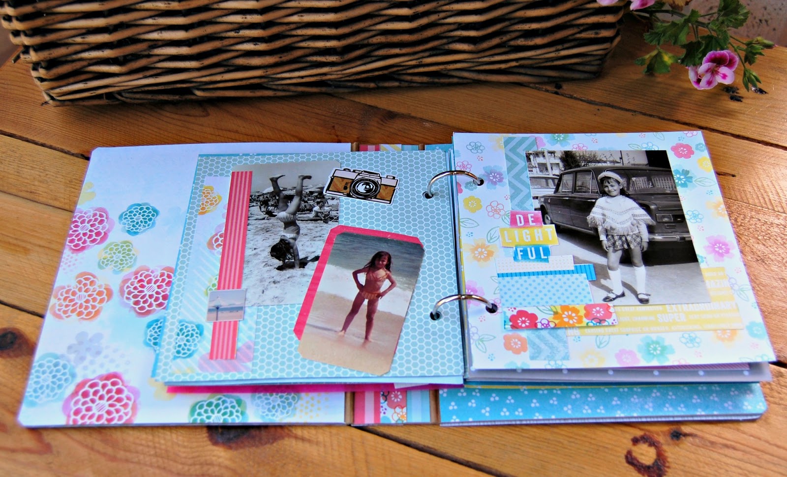 Inspiracion de hoy Scrapbooking álbum para mama (2ª parte)