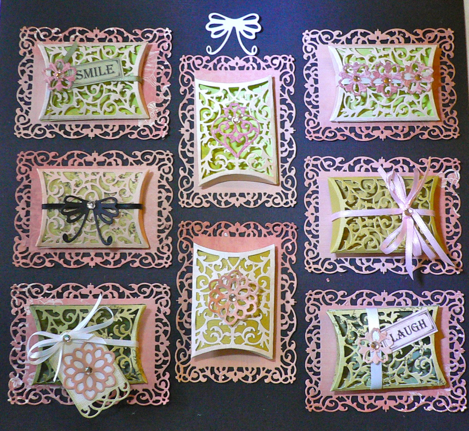 ADRIANA BOLZON ** AB INSPIRATIONS Lace Pockets Die cuts Couture