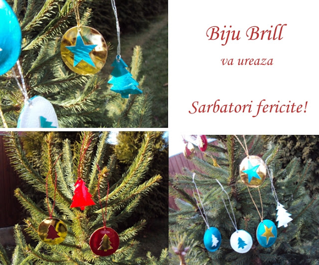Biju Brill Merry Christmas Craciun Fericit Joyeux No 235 L
