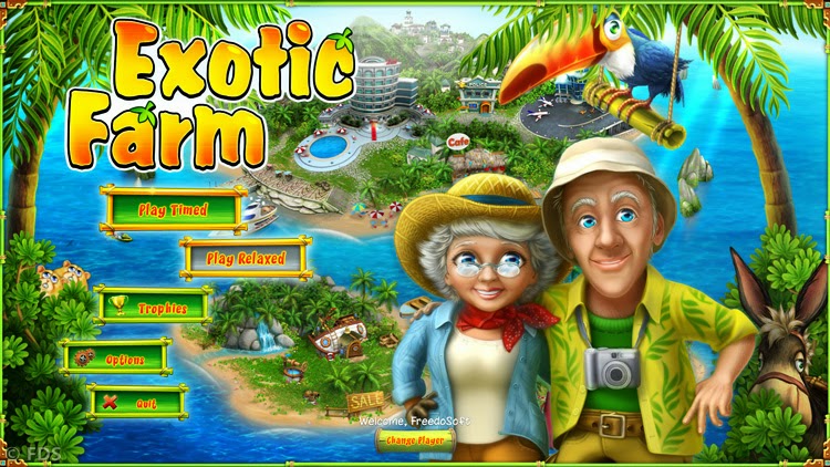 لعبة المزرعة Exotic Farm لعبة المزرعة Exotic Farm