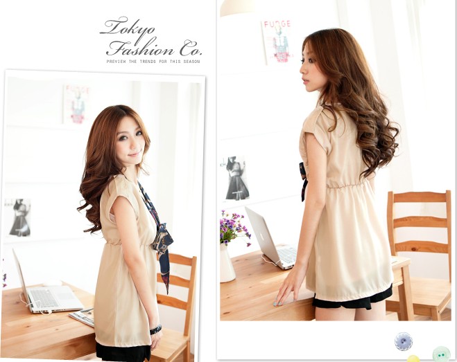 Korean Asian Japanese Fashion Clothing Wholesale 8512 Elegant bow