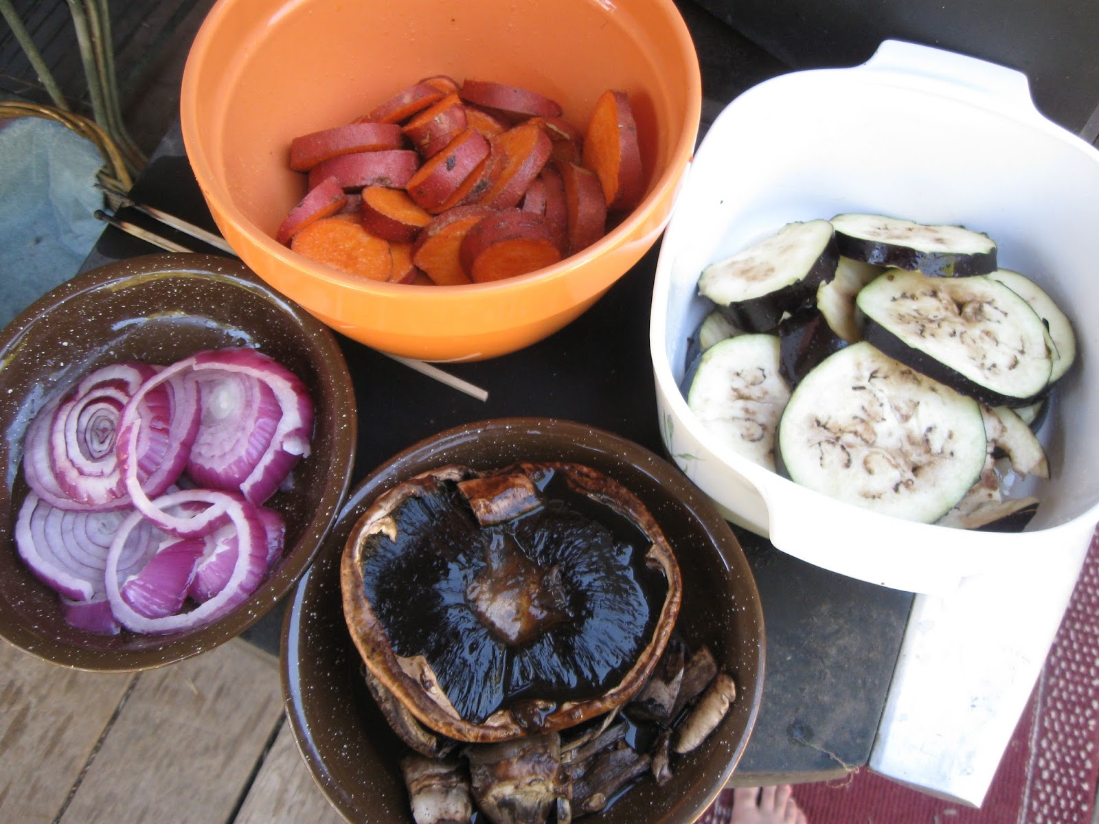 My First Garden Vegetarian BBQ Portobello Burger with Eggplant