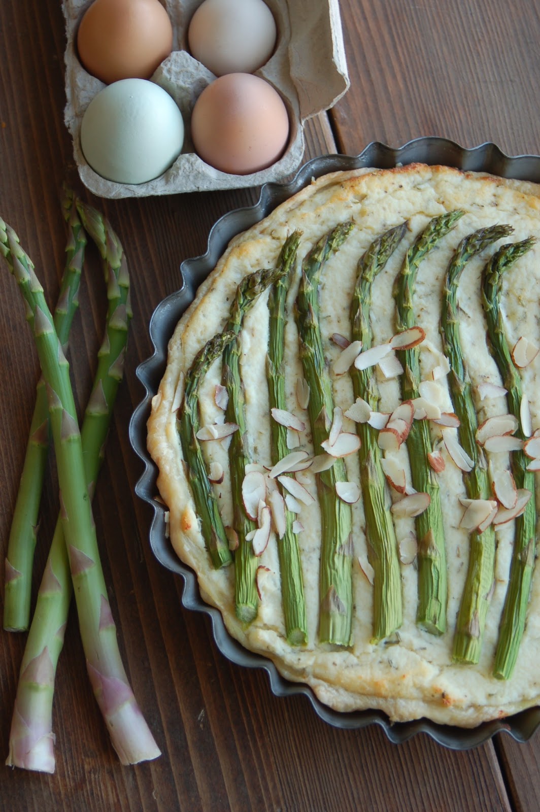 Fairview Farm Rustic Dutch Rosemary Asparagus Pie
