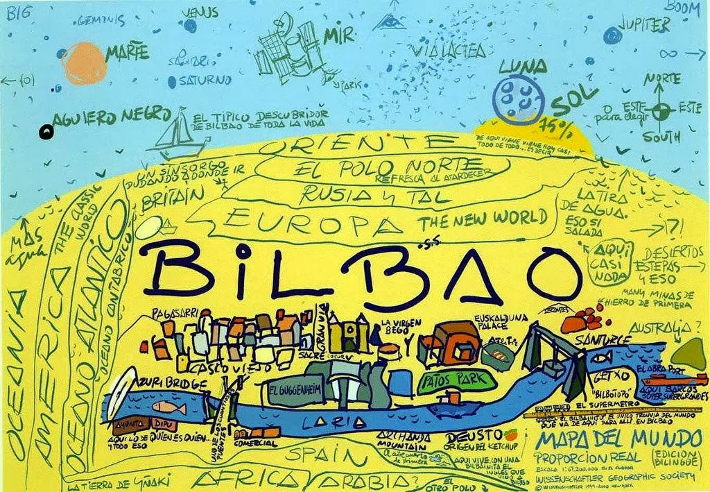 Mapa de Bilbao