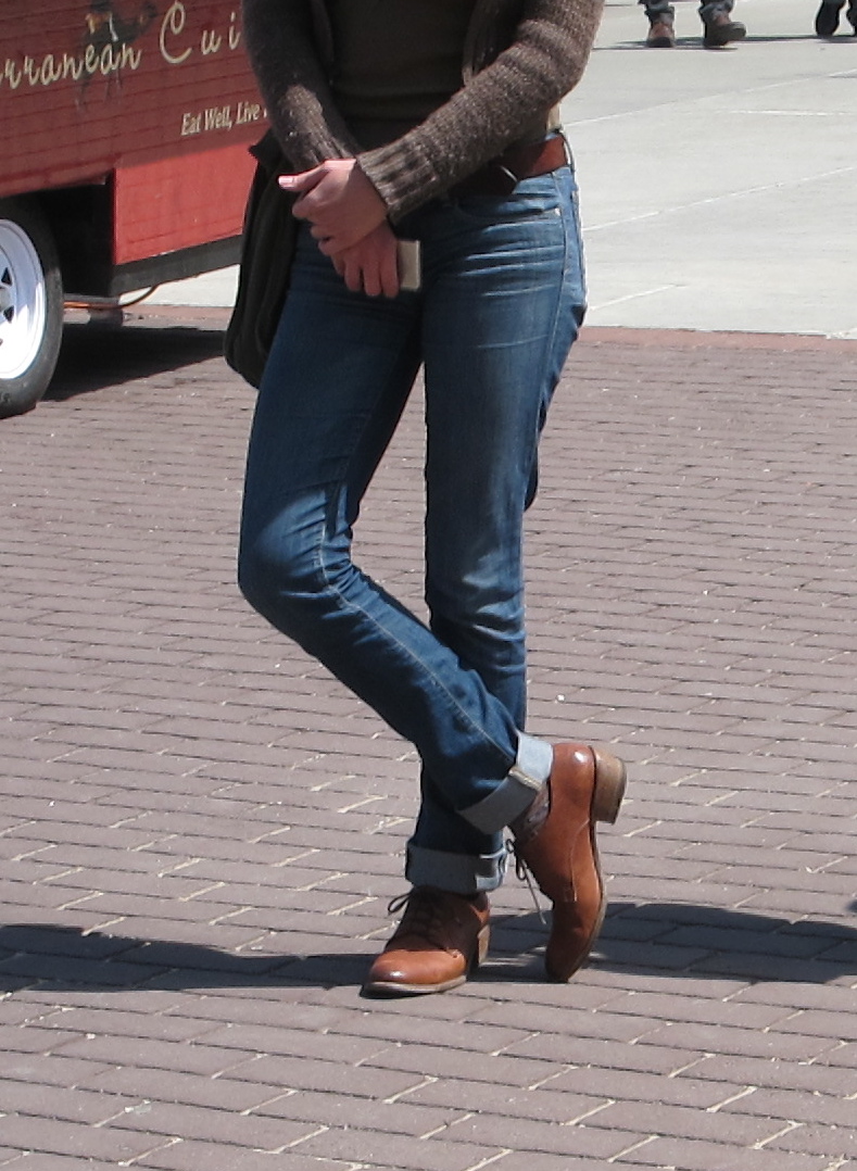 Brown Shoes Jeans
