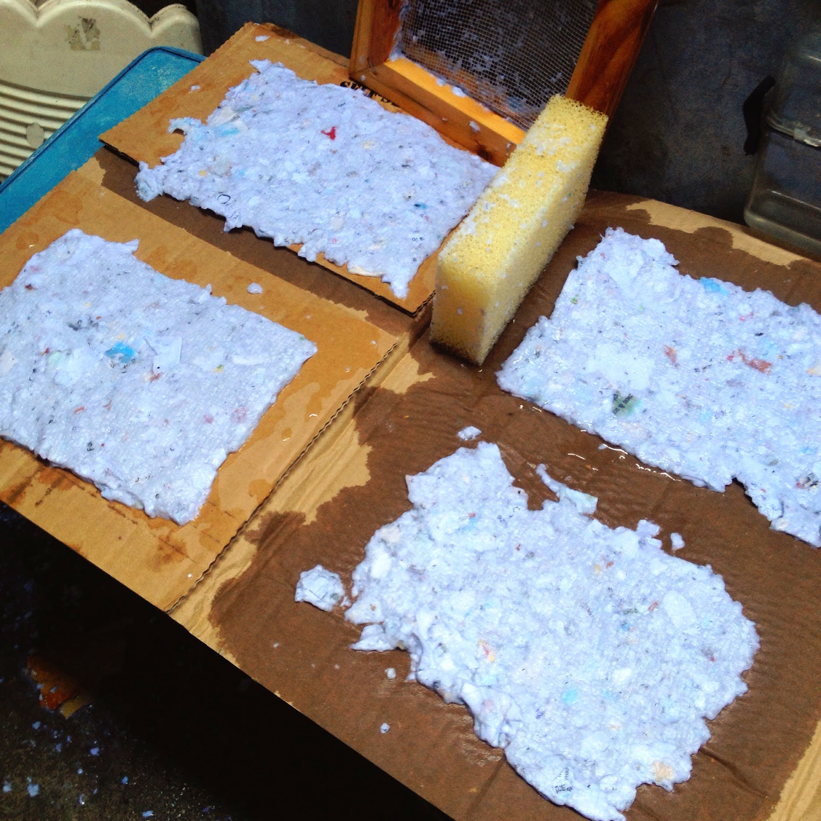 Making handmade paper i am krissy