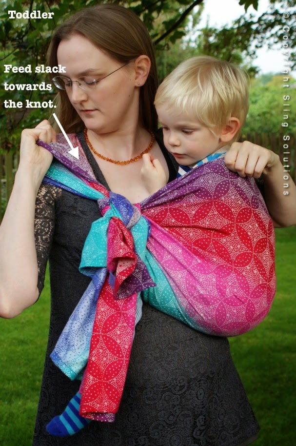 Sling Solutions Babywearing Consultancy Tutorial Slip Knot Hip Carry