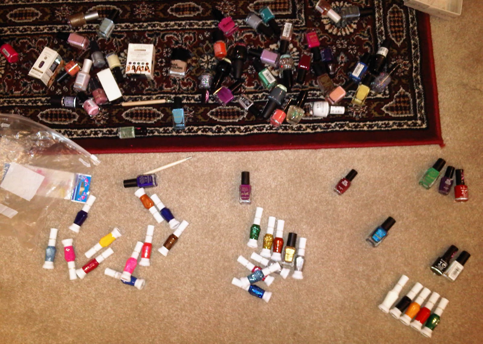The 24 nail art pens, which I got from this seller on ebay,