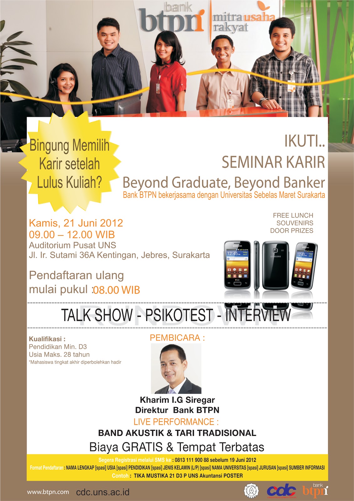 Seminar Karir Bank BTPN & Rekrutmen ( 21 Juni 2012 ) Upload+BTPN