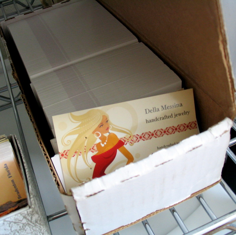 A Beader's Blog What to do with Old Business Cards