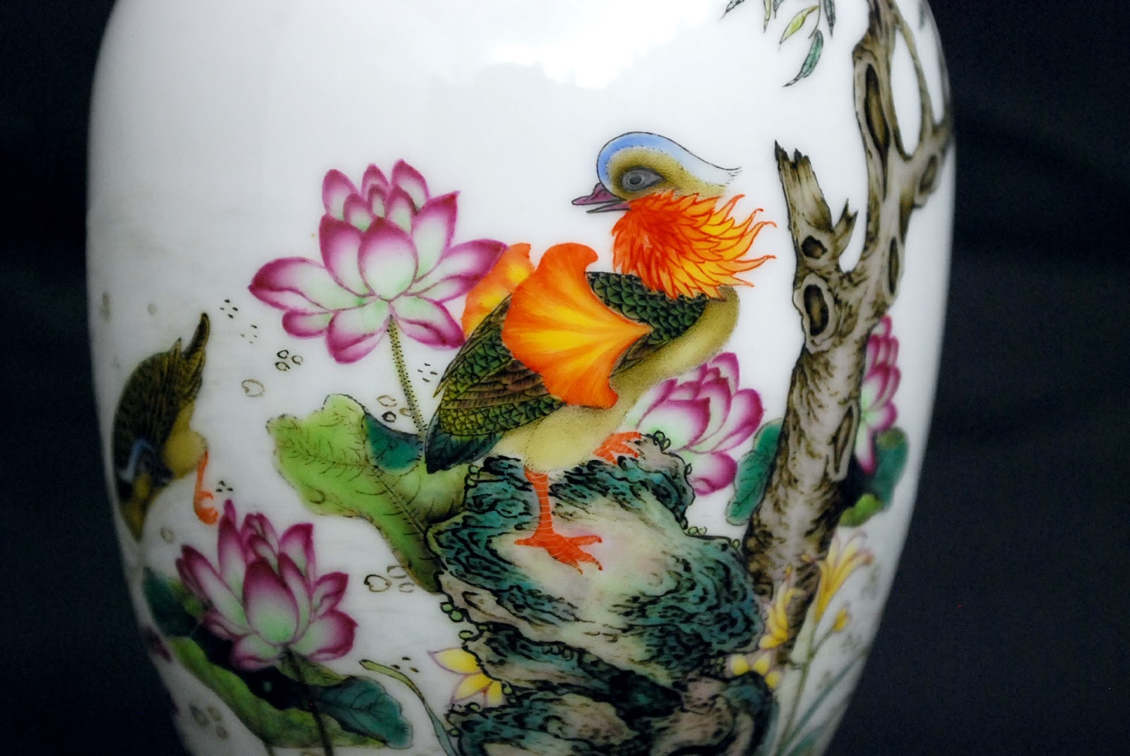 Emperors Antique A Limited Edition Imperial Famille Rose Vase