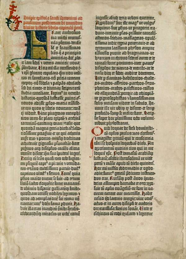 1.-Biblia de Gutenberg