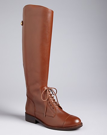 cognac riding boots