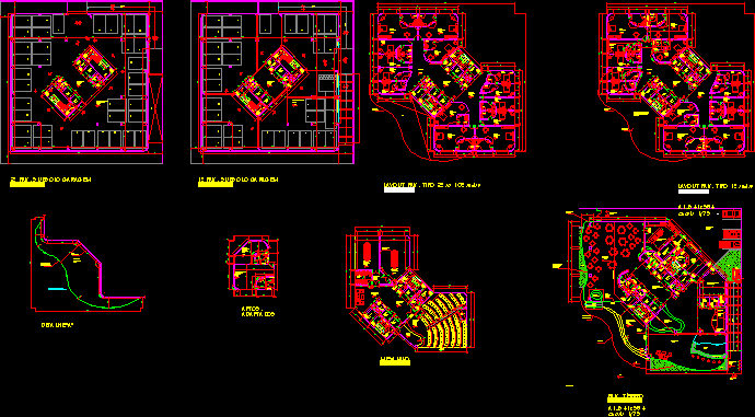 Autocad Projects Autocad Plans And Blocks Hotel Project Hotel