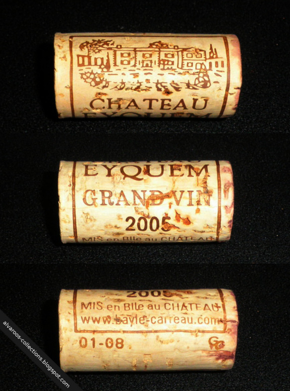 Wine cork: Chateau Eyquem, Grand Vin 2005 Wine cork: Chateau Eyquem, Grand Vin 2005