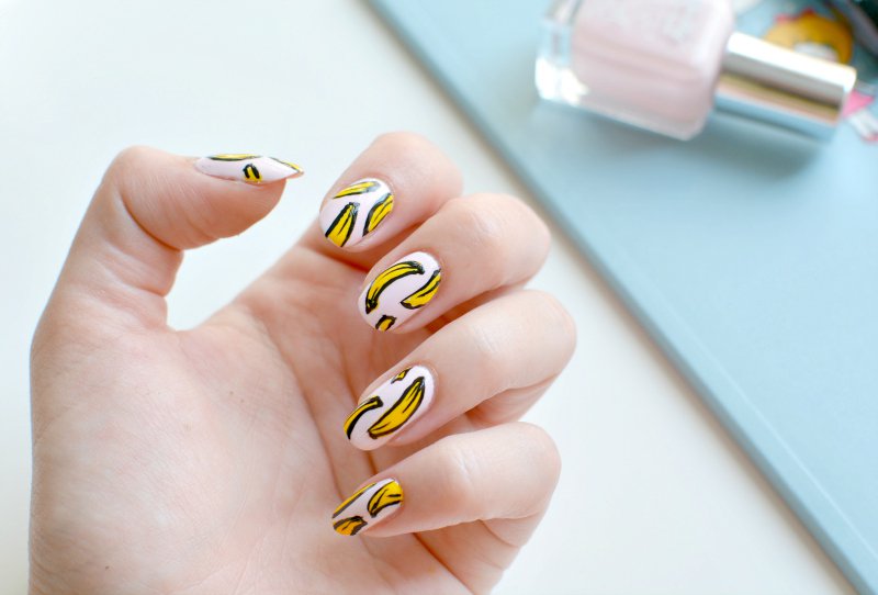 nails banana nail art BURKATRON