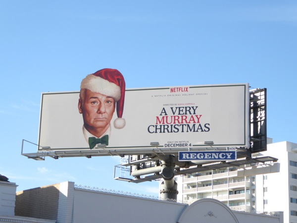 A Very Murray Christmas special billboard A Very Murray Christmas special billboard