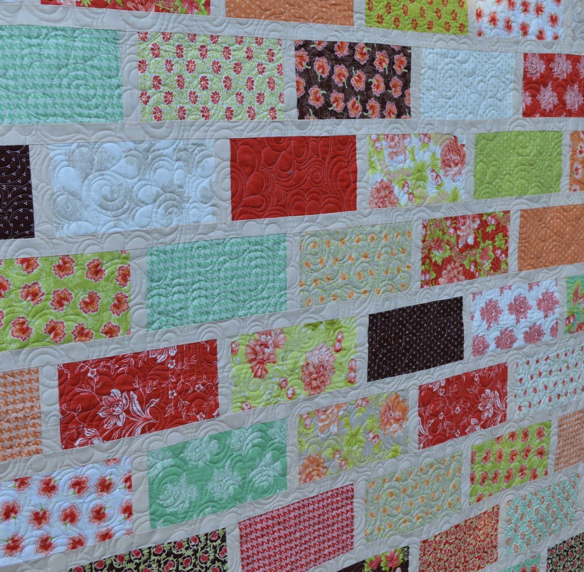 Happy Quilting The Wall A Brick Wall Quilt Tutorial Featuring The