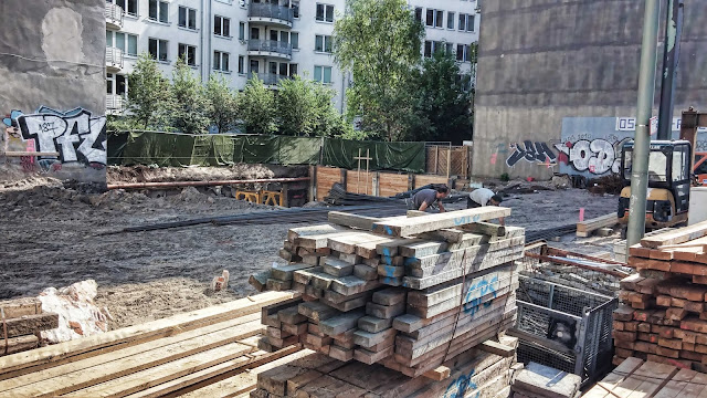 Baustelle Fundamentarbeiten, Große Präsidentenstraße 7, 10178 Berlin, 28.04.2014