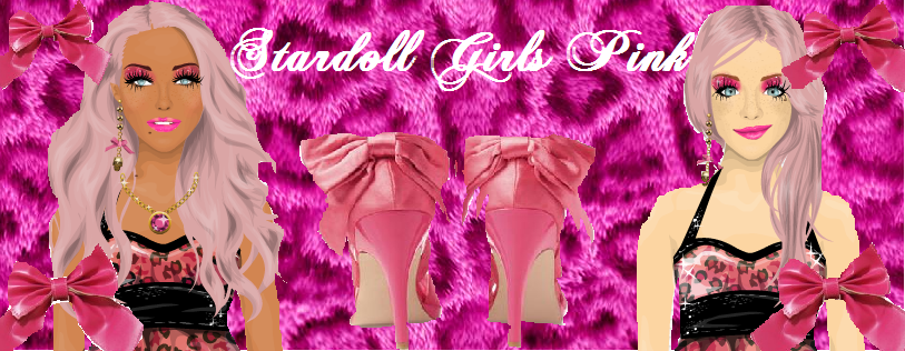 stardoll pink girls