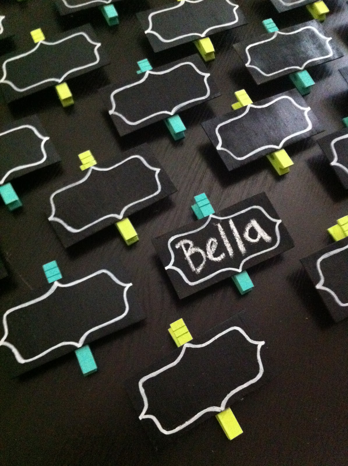 Create Share Inspire Chalkboard Clothespins