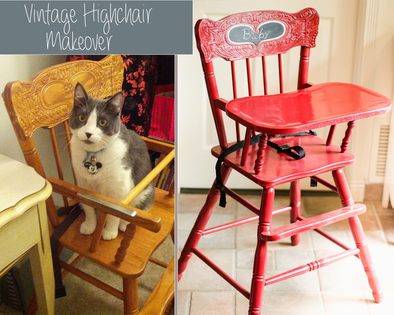 The Adventures of Mrs. Mayfield Refinishing a Vintage High Chair