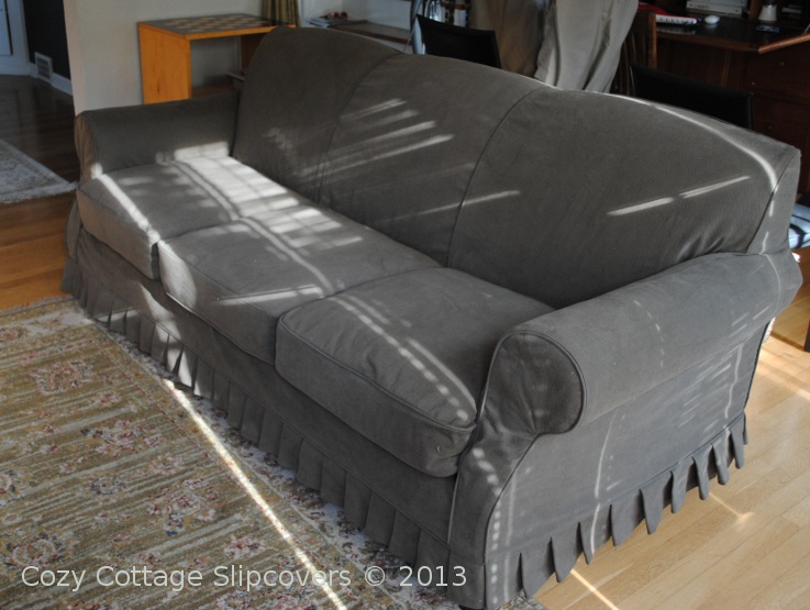Cozy Cottage Slipcovers Slipcover for Leather Sofa