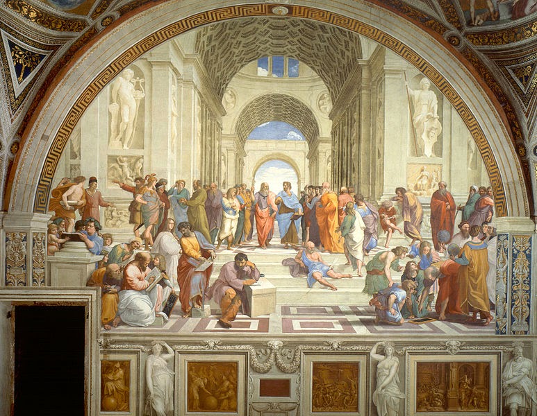 The School of Athens, Raphael (Apostolic Palace, Vatican City:1509–1510)