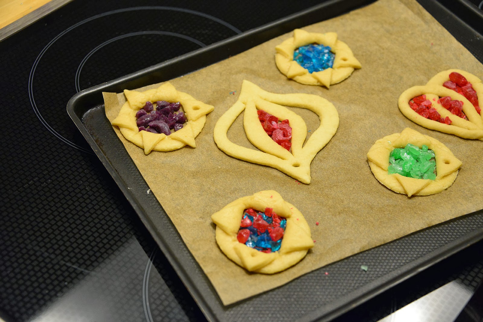 So, I make stuff Stained Glass Cookies