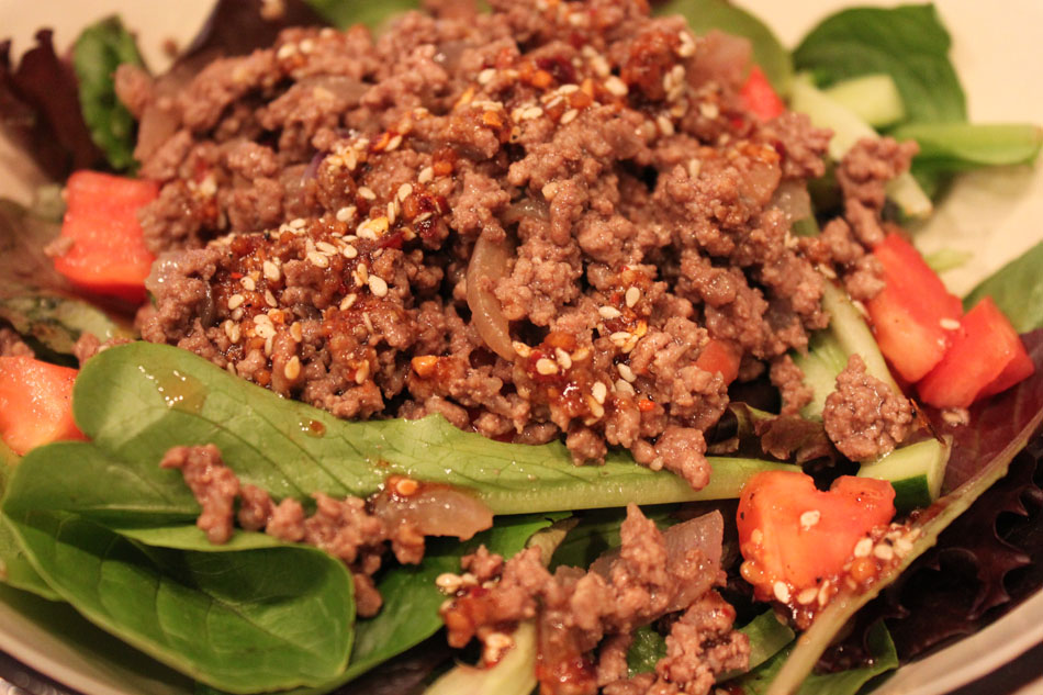 Kelly's Healthified Kitchen Sesame Ginger Salad (Paleo)