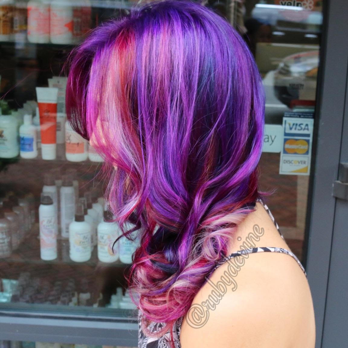 love, elizabethany here's my new rainbow "confetti hair!"