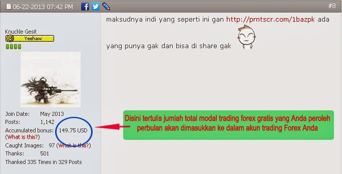 modal gratis untuk trading forex