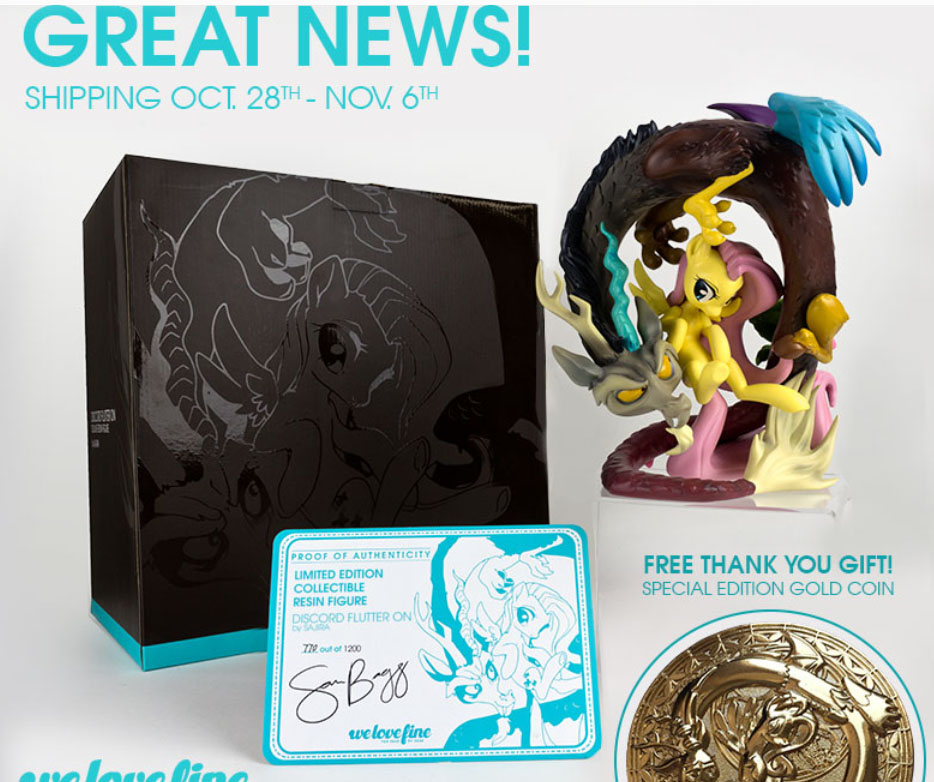 New Discord Flutter On Figures Shipping Next Month | MLP Merch