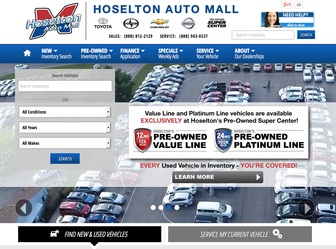 Hoselton toyota coupons