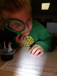 Adventure Preschool and ECFE: Science Experiments! Growing Crystals