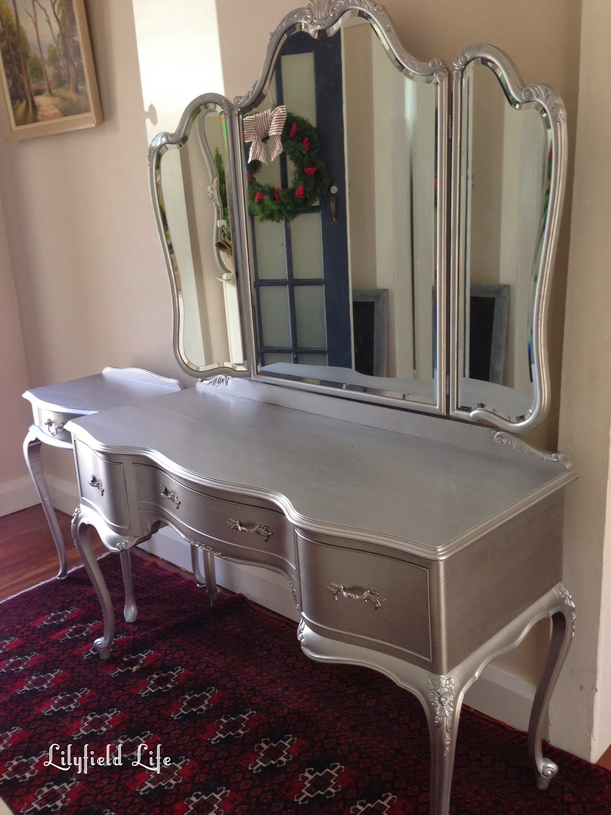 Lilyfield Life Tips on using Metallic Paint and a Silver Painted