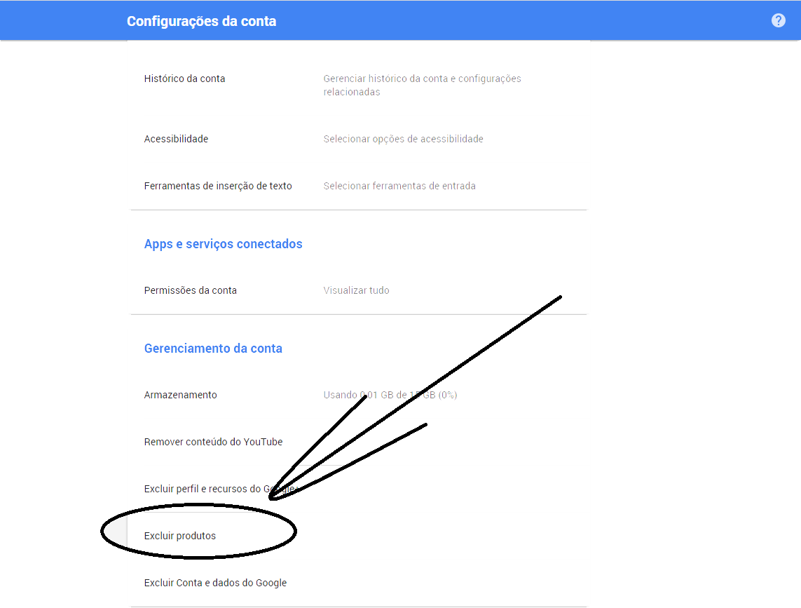 Conta Google Gmail