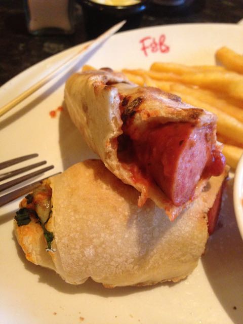 Pizza Wrapped Hot Dog Pizza Wrapped Hot Dog