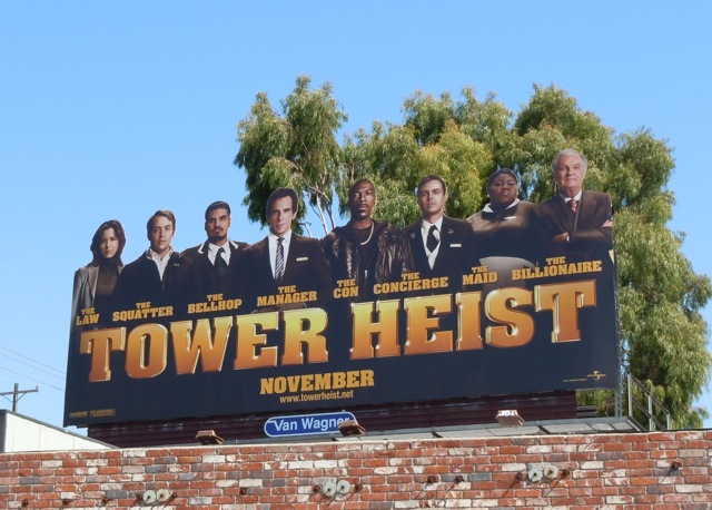 Tower Heist movie billboard