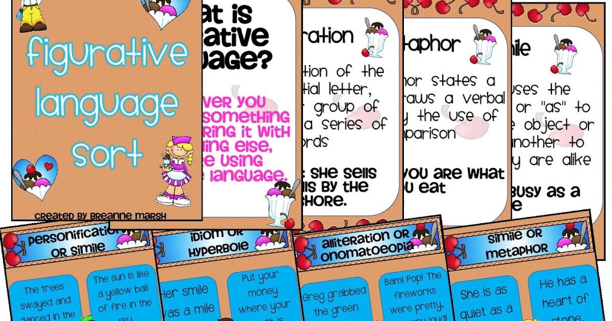 Ms. Third Grade: Figurative Language Activity Packet