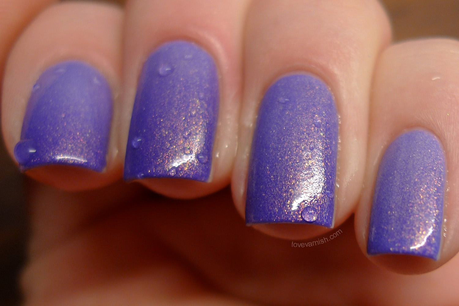 F.U.N Lacquer Purple Crocus purple lilac violet thermal polish F.U.N Lacquer Purple Crocus purple lilac violet thermal polish