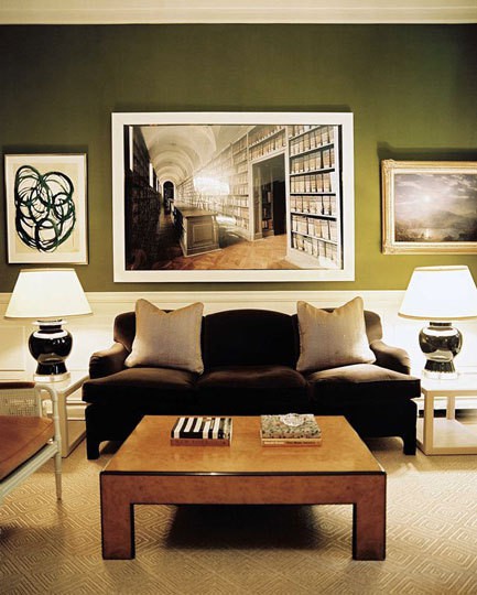 X Casas Decoracion X: Decoración de Salas de color Verde